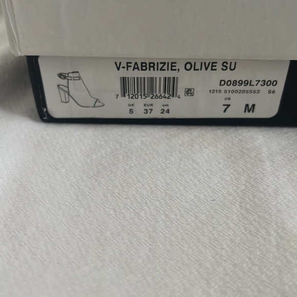 Via Spiga Fabrizie Olive open toe bootie - Picture 5 of 6